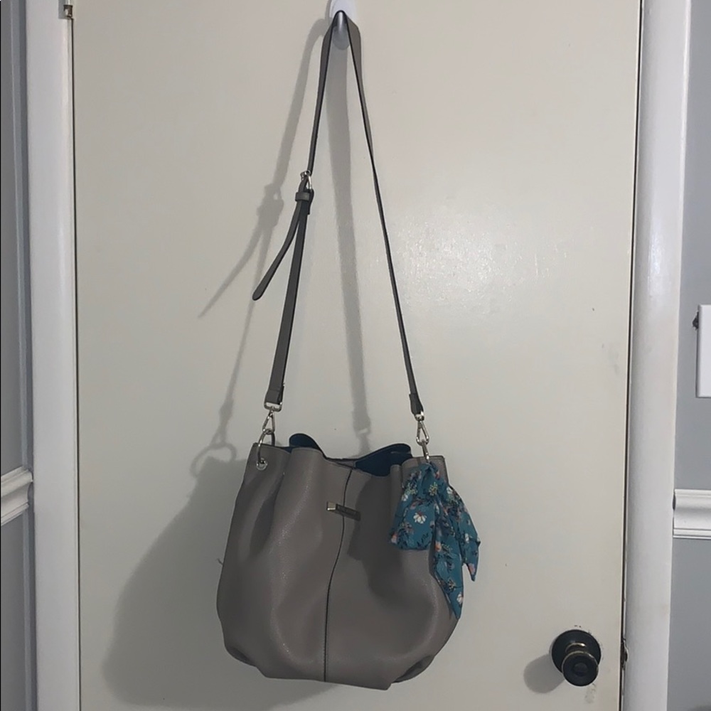 Gray Crossbody Purse